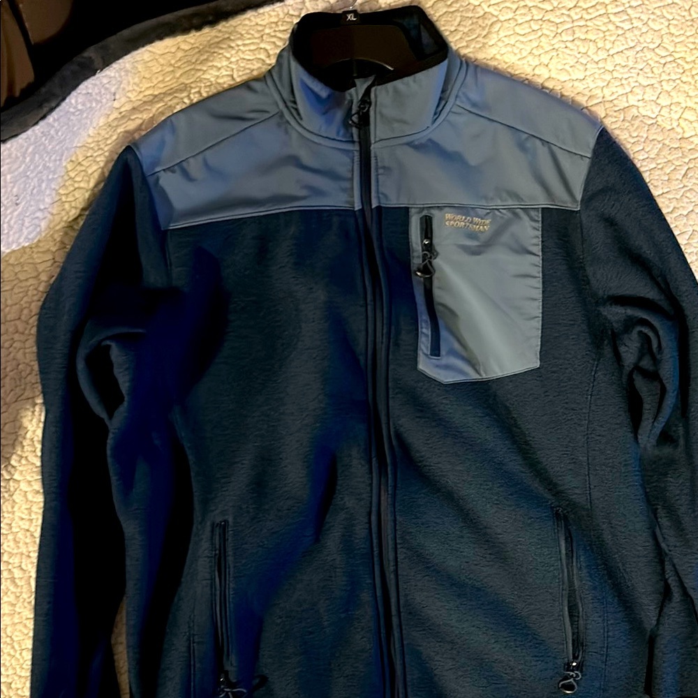 Men's Blue Softshell Jacket